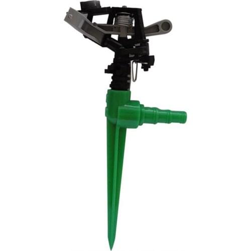 1 Pc Double Outlet Rocker Nozzle 360 Degrees Rotary Jet Nozzle Agricultural Garden Irrigation Sprinklers with 1/2" Male Thread