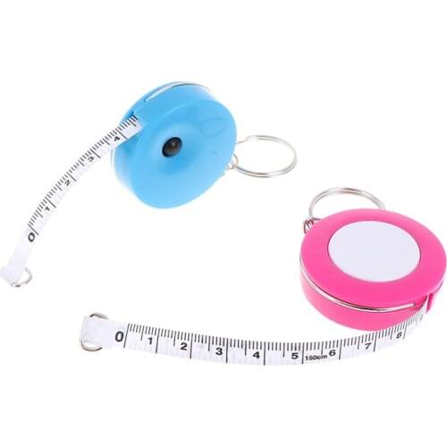 1 Piece Portable Tape Measure Retractable Ruler Children Height Ruler Centimeter Inch Roll Tape Girls Gifts 150cm/60"
