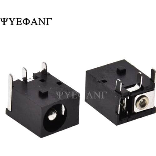 10PCS DC-044 5.5*2.1MM DC Power Supply Socket Power Supply Interface DC044 3Pin Power Socket Black and White