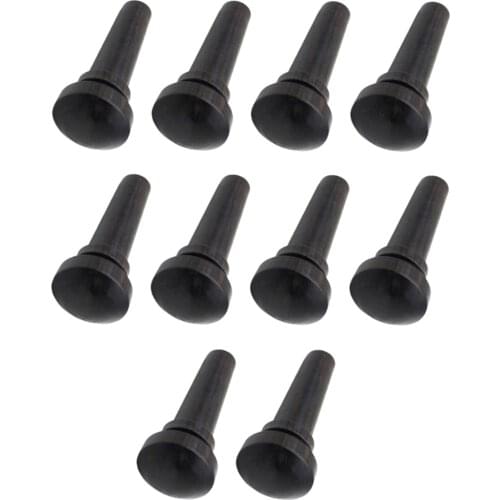 10 Pieces Ebony 3/4 4/4 Violin Tail Nails DIY Musical Instrument Accessory