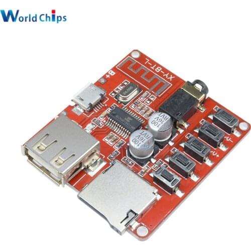 3.7-5V Wireless Bluetooth MP3 Decoder Board BLE 4.1 Circuit Board Module Lossless Decoding Module Micro USB TF Card Interface