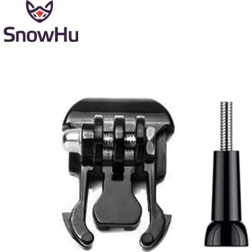 SnowHu For GoPro Accessories Quick mount base Long Screw Go pro Hero 9 8 7 6 5 4 3+ for SJ4000 SJCAM yi 4K sport camera GP07