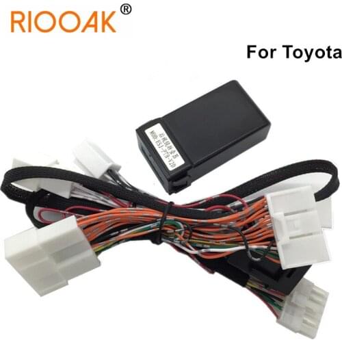 Car Side Mirrors Folder Fold and Spread Automatically Kit For Toyota RAV4(2020) LHD+ Plug and Play