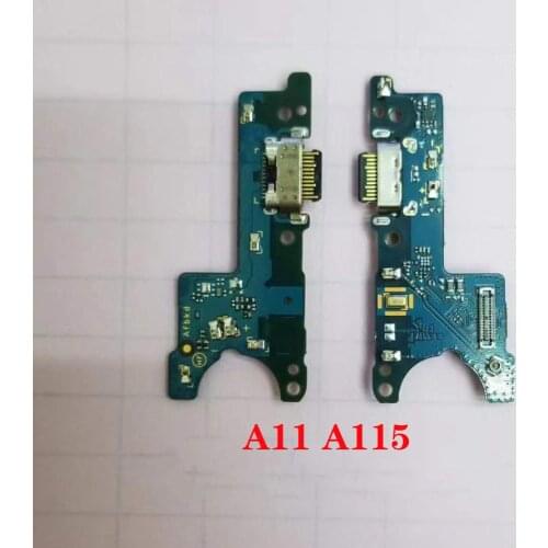 For Samsung A11 A01 M11 A115 A015 M115 tail plug cable flex microphone USB charging Port cable flex charging small board