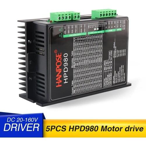 3PCS 42/57 Nema23 Stepper Motor Driver HPD980 Nema17 2.8A DC20-160V AC20-110V Stepping Motor CNC for 3D printer accessories