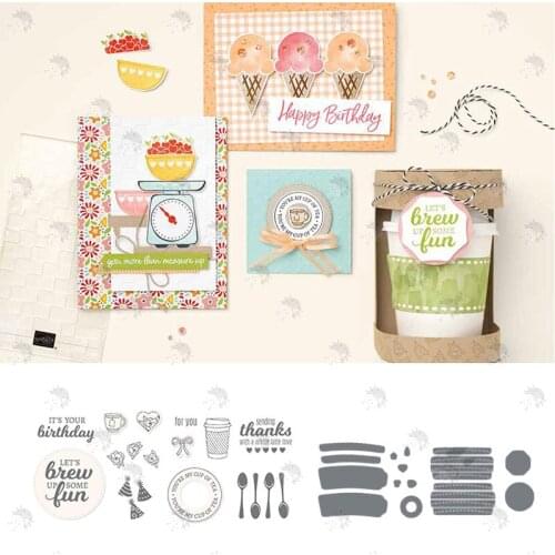 Cooking Cutting Dies Scrapbook Dariy Decoration Cutting Dies Scrapbook Dariy Decoration Stencil Embossing Template DIY Greeting