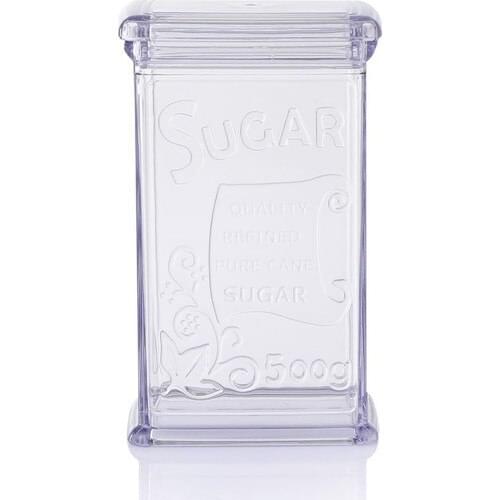 EWs Kitchenware Kitchenware Acrylic Sugar Jar Transparent