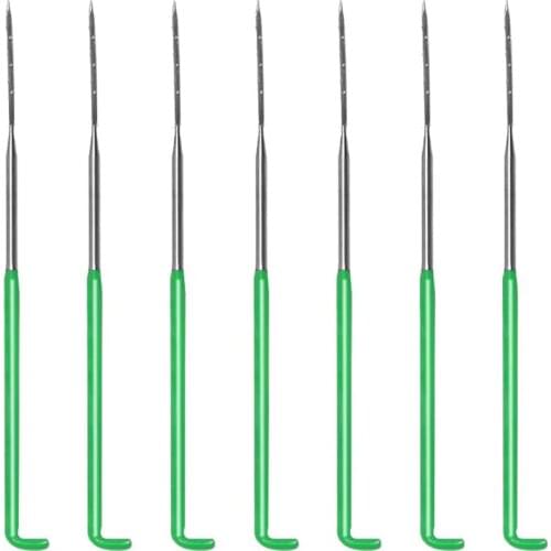 LMDZ Wool Felting Supplies Felting Needles Kit Needle Felting Tool with Plastic Box for Wool Felting (Green,M)