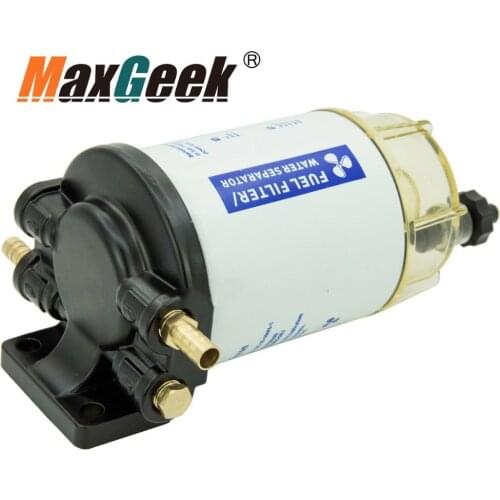 Maxgeek S3213 Boat Fuel Water Separator Marine for Mercury Yamaha Outboard 10 Micron
