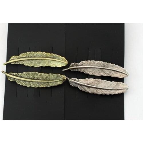 Fashion jewelry accessories Barrette Decorations big feather hairwear hairclip