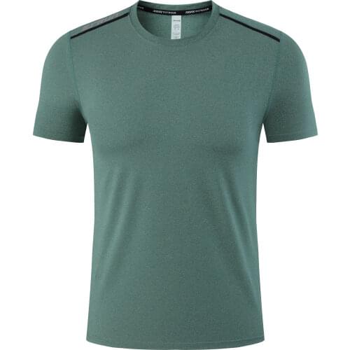 2021New Arrival Summer High Quality Mens Gym Tops Running Suit Sports T-shirt sweatsuit Quick Dry Custom LOGO and Brand