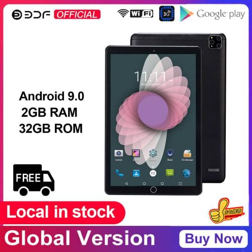 2021 планшет 10 Inch Tablets Android Quad Core Google Market WiFi Phone Call 16GB Tablet Pc Dual SIM Cards IPS 2.5D Screen Tab