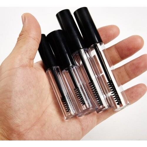 1PCS 1/2/3/10ml DIY Empty Refillable Clear Mascara Tubes Liquid Eyelash Cream Vial Bottle Travel Portable Cosmetics Containers