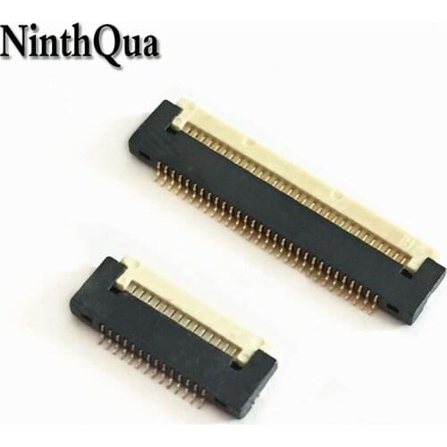 2pcs/lot FPC FFC flat cable connector socket 0.5mm Pitch 4/5/6/8/9/10/12/14/15Pin SMD/SMD H=1.5mm for LCD interface
