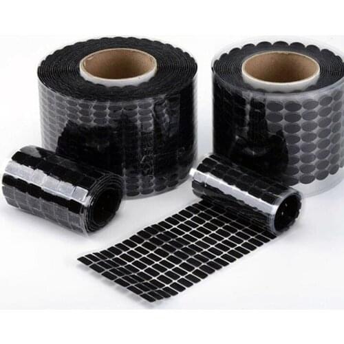 500Pairs Self Adhesive Fastener Tape Dots Strong Glue on Hooks and Loops Tape Disc Coins Magic Sticker Round 10/15/20/25/30mm