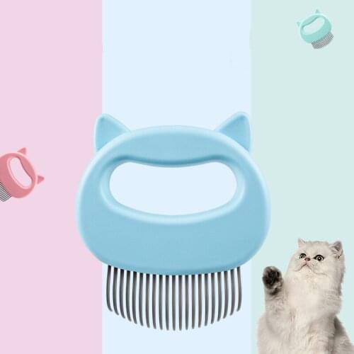 Cat shell comb For Cats Pet Grooming Tool Hair Removal Comb Dogs Cat Brush Hair Shedding Trimming Massage Device