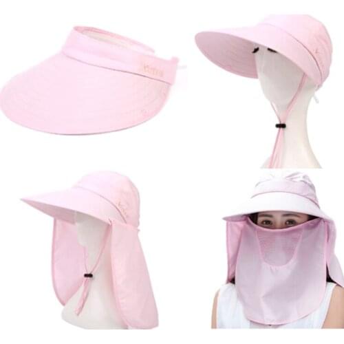Summer Hats For Women Sun Hat With Breathable Suncreen Outdoor Bicycling Beach Cap Visor Wide Brim Sunhat Female