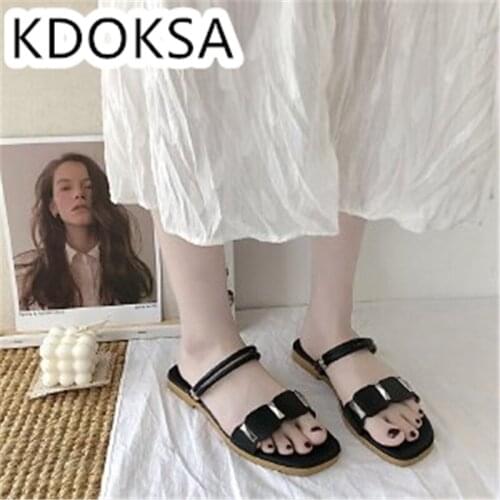 2021 New Summer Sandals For Women: Web Celebrity Fashion Student With Fairy Style Soft Soles