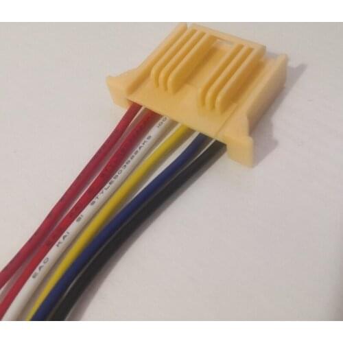 1/5pcs/lot 6 Pin/Way Gasoline Pump Plug Connector With Wire Cable Pigtail 69117 For Land Rover/Freelander 2/Range Rover/Aurora