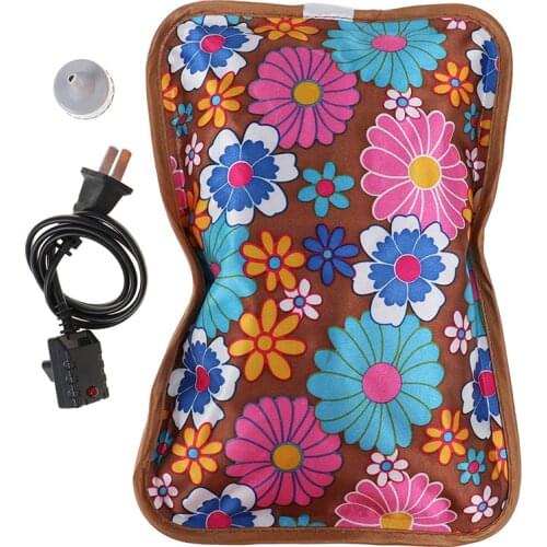 1PC Rechargeable Electric Hot Water Bottle Hand Warmer Heater Bag For Winter