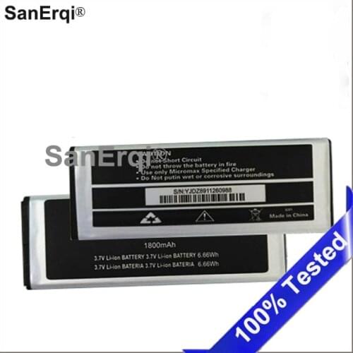 10pcs Battery For Micromax Q301 Battery High Quality 1800mAh Accumulator Battery