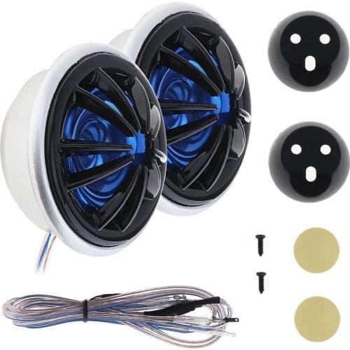 2pcs! 150W 12V YH-66 Car Horn Dome Tweeter Super Power Audio Loudspeaker Loud Speaker Car Stereo Treble Tweeters Speakers