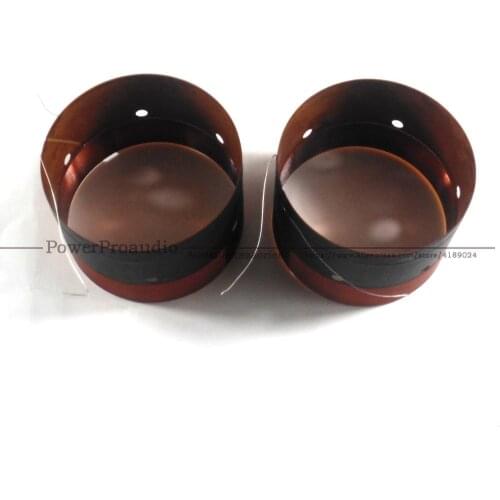 2PCS 75MM Bass Voice Coil Woofer With Sound Air Outlet Hole For 12 inch -18 inch Subwoofer Speaker 8OHM IN / OUT