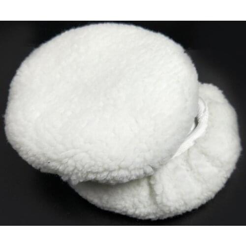 2 Pcs Cashmere Polishing Bonnet Buffer Microfiber Car Paint Wax Polisher Cover Car Wash