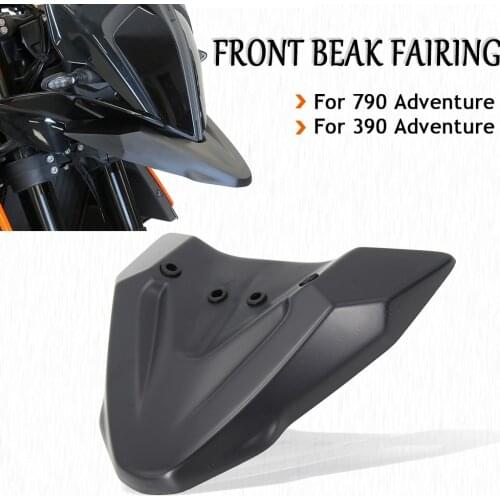 2019 2020 2021 Motorcycle Front Fender Mudguard Beak Cowl Guard Extension Wheel Cover Fairing For 790 390 Adventure ADV