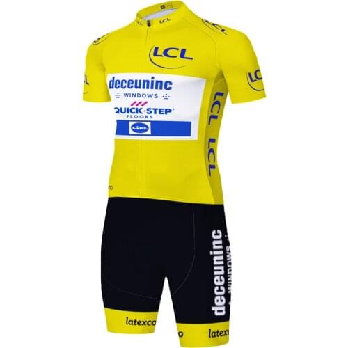 2021 Team quick step cycling skinsuit summer outdoor skinsuits bicycle jersey triathlon uniforme ciclismo 20D GEL bodysuit