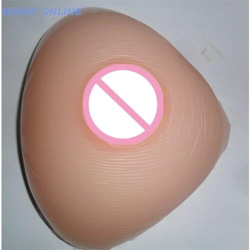 500g/pair Silicone Breast Forms for men\small boobs Mastectomy 34A/36A/38AA cup
