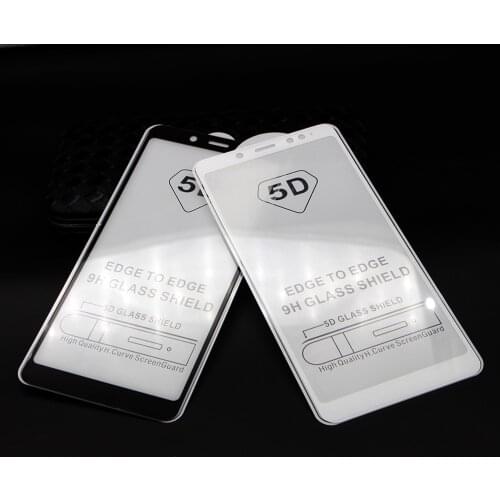 5D Curved Full Cover Tempered Glass Xiaomi Redmi Note 5 Pro Screen Protector Film sFor Xiaomi Redmi Note 5 Pro Full Glue Glass