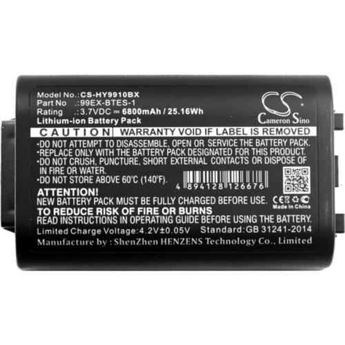 Cameron Sino 6800mAh battery for DOLPHIN 99EX 99EX-BTEC 99EXhc 99GX 99EX-BTEC-1 99EX-BTES-1 for HONEYWELL 99EXhc 99GX