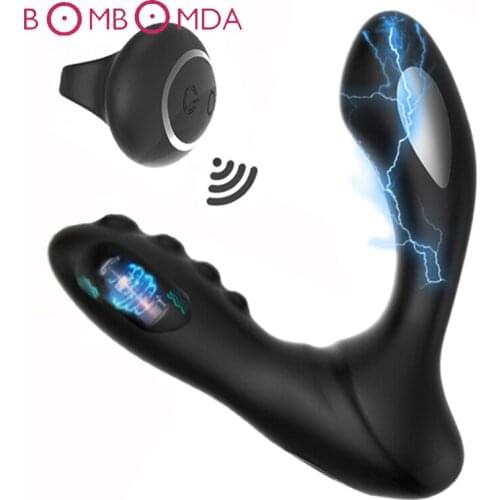 Anal Sex Toys for Man Anal Plug Vibrator 10 Speeds Prostate Massage Anal Vibration Stimulation Dildo Butt Plug Male Masturbation