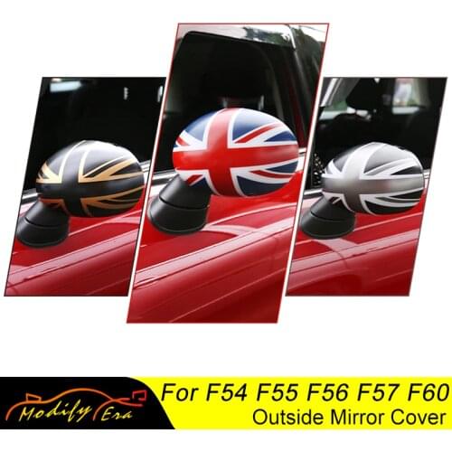Car Exterior Side Rearview Mirror Protction Cover Decoration For BMW MINI COOPER JCW F54 F55 F56 F57 F60 Before 2019 Car Styling