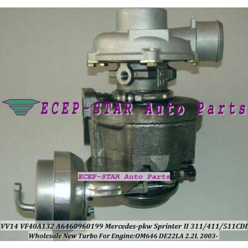 Free Ship RHF4V VV14 VF40A132 A6460960699 6160960199 Turbo For Mercedes PKW Vito 115 111 Viano Sprinter II OM646 DE22LA 2.2L CDI