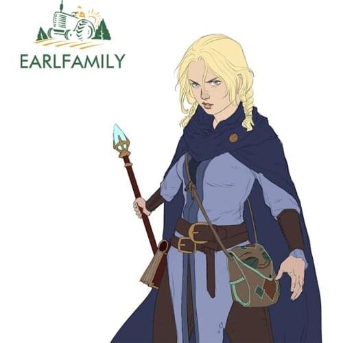 EARLFAMILY 13cm x 9.1cm for Fantasy Warriors Car Stickers Creative Decals Car Accessories Trunk Skateboard Waterproof Decoration