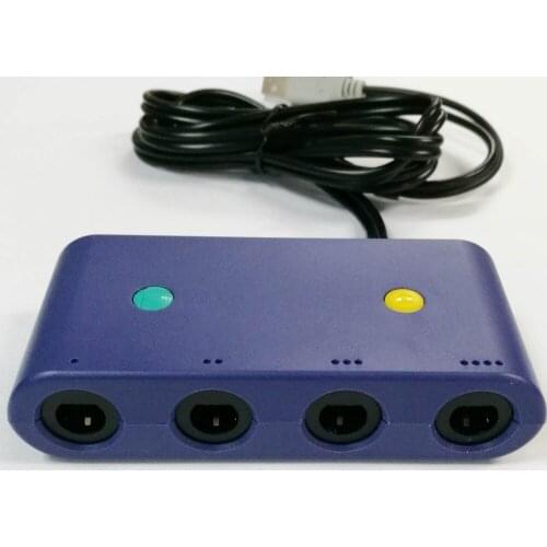 Hot 4 Ports For Game Cube GC Controllers USB Adapter Converter for Nintendo Wi i U PC N GC for PC Game Accessory