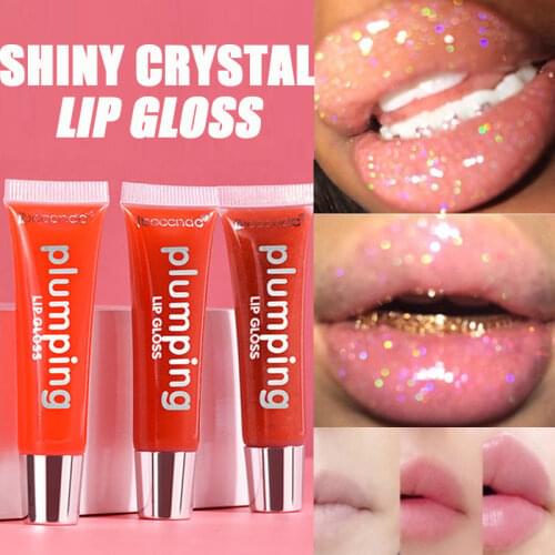 IBCCCNDC Moisturizer Plumper Lip Gloss Long Lasting Sexy Big Lips Pump Volume Lip Lipgloss Vivid Colorful Lipgloss