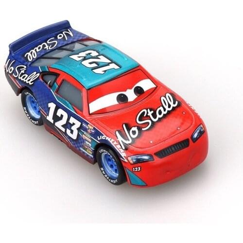 Cars Disney Pixar Cars 2 No.123 Ramirez Lightning Mcqueen Racing Family 1:55 Diecast Metal Alloy Toy Car Toys For Children Kids
