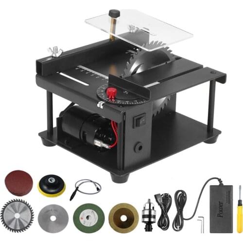 Table Saw Cutter Electric Cutting Machine with Saw Blade Adjustable-Speed 35MM Cutting Depth for Wood Plastic Acrylic Cutting