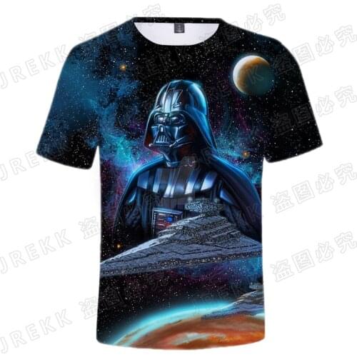 2021 New Star Wars Darth Vader 3D Printed T Shirt Men Women Children Summer Casual Short Sleeve tshirt Streetwear Tops Cool Tee