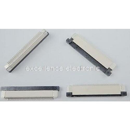 10Pcs 0.5mm 40P Drawer Mode Low Contact Type 40Pin 0.5mm Pitch FFC FPC Connector