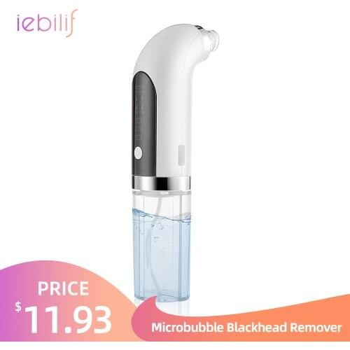 Microbubble Blackhead Remover Pore Vacuum Cleaner Water Cycle Acne Pimple Black Dot Removal Electric Pore Cleaner Vacuum Suction