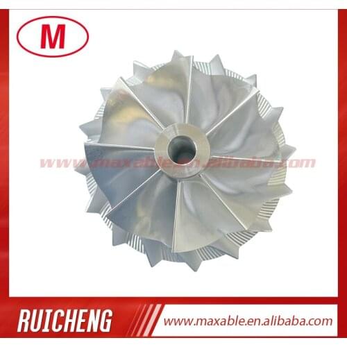 S500SX 174589/171897 90.68/121.50 mm 8+8 blades high performance turbocharger billet/milling/aluminum 2618 compressor wheel
