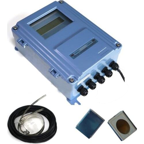 TDS-100F Digital Ultrasonic Liquid Flow Meter M2 Transducer DN50mm-DN700mm Water Flowmeters Wall-mount Type