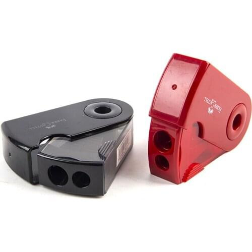 Push Pull Pencil Sharpener Single Double Hole Pen Tool School Office Stationery