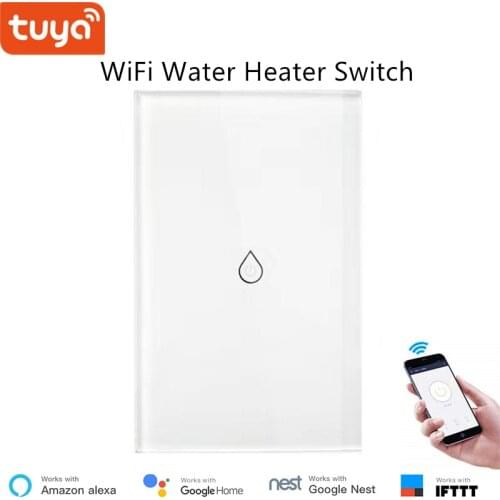 Smart Life Remote Control Water Boiler Heater WiFi Water Heater Switch US Standard Timer Voice Control Via Alexa Google Home