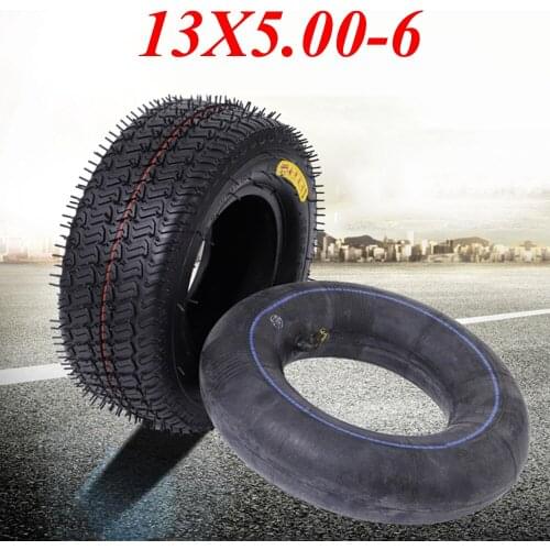 13 Inch 13x5.00-6 Tire for Warehouse Trolley Mower Playground Equipment Electric Scooter 13*5.00-6 Inner Tube Outer Tyre