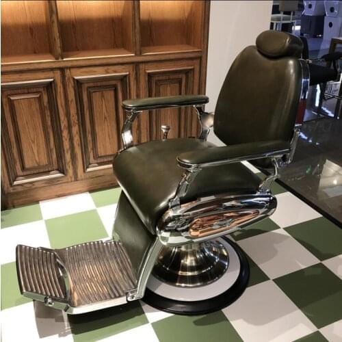 1pcHigh-end export barber shop barber chair can be folded down male chair hair salon hair cutting chair